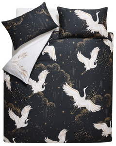 Sara Miller - Flying Cranes Ink Bedlinen (15% off RRP)