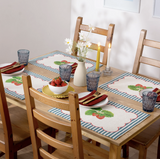 Strawberry Stripes Table Runner from £16.50 4 Placemats £18 (10% off RRP)