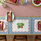 Strawberry Stripes Table Runner from £16.50 4 Placemats £18 (10% off RRP)