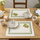 Strawberry Table Runner from £16.50 4 Placemats £18 (10% off RRP)