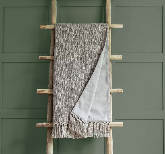 Voyage Maison - Oryx Slate Lined Throw £180 (10% off RRP)