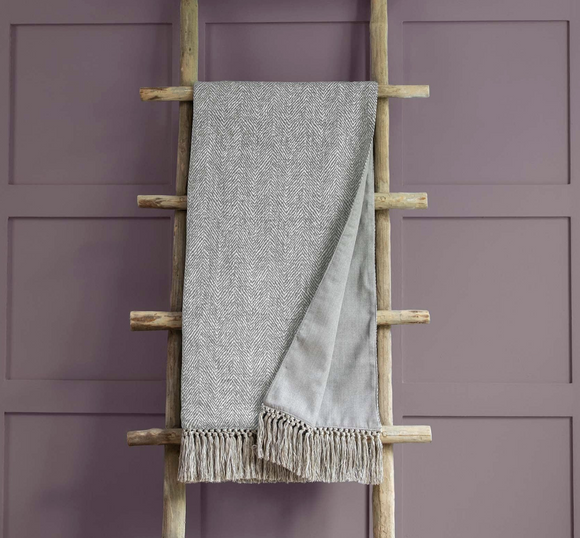 Voyage Maison - Oryx Smoke Lined Throw £180 (10% off RRP)